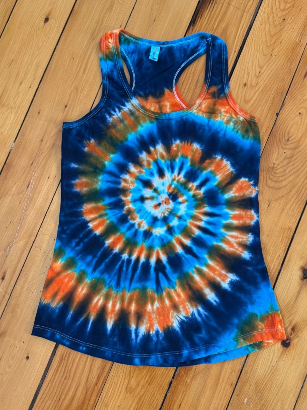 One of a Kind Tie-Dye Women's Racerback Tank Small